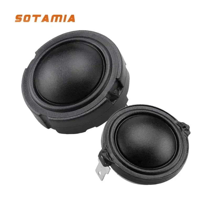 SOTAMIA 2 قطعة مكبرات صوت صغيرة الصوت 6 أوم حمى مكبر الصوت رئيس لتقوم بها بنفسك المحمولة الموسيقى Hifi مكبر صوت ستيريو طبقة الحرير مكبر الصوت