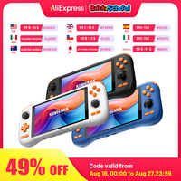Kinhank K56 Handheld Game Console Android 14 5.5 inch Touch Screen With 50+ Emulators Retro Video Games  For DC/MAME/SS/PSP