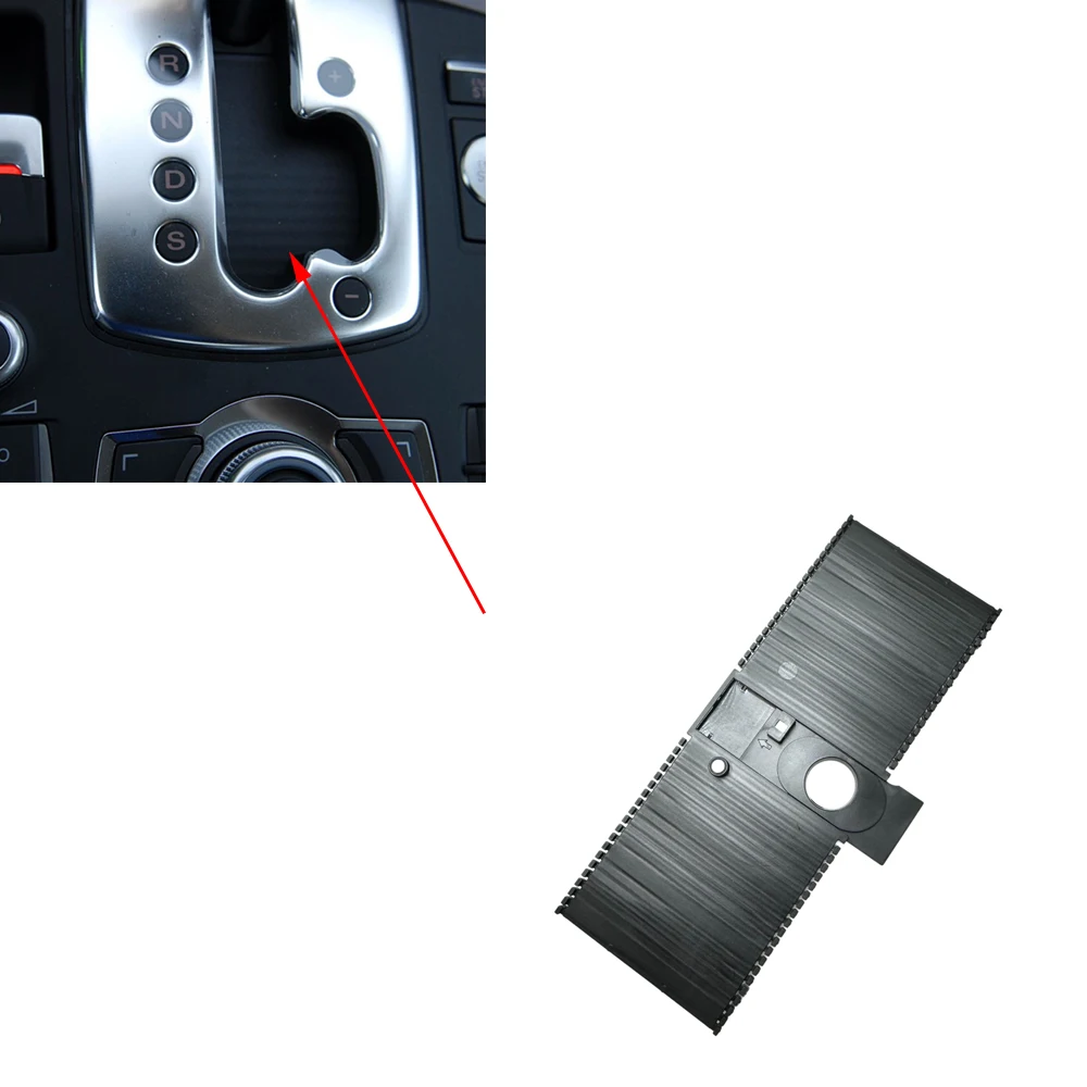 4E1713187A Fit For Audi A8 D3 S8 2004-2010 Gear Lever Strip Selector Console Blind Dust Shift Slide Cover LHD 3W1713111J
