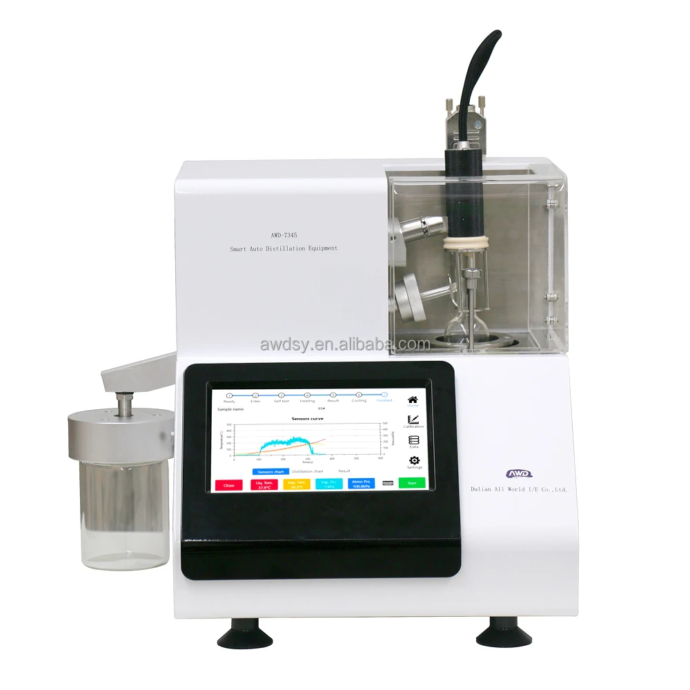 AWD-7345 Micro Distillation Tester ASTM D7345 &ASTM D86 Smart Auto Distillation Analyzer Oil Analysis Equipment