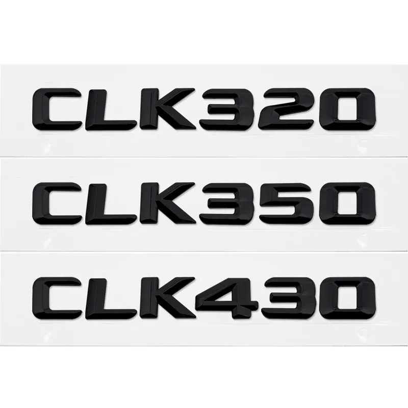 

Car-Styling For Mercedes Benz CLK350 CLK320 CLK430 Trunk Rear Number Letters Badge Emblem Sticker For C208 C209