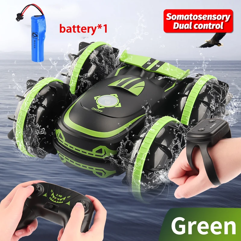 2.4G Remote Control Car 360 Degree Rotating Sensing Stunt Car Drift Spray High Speed Climbing Off Road Car for Kid Boy Girl Toy