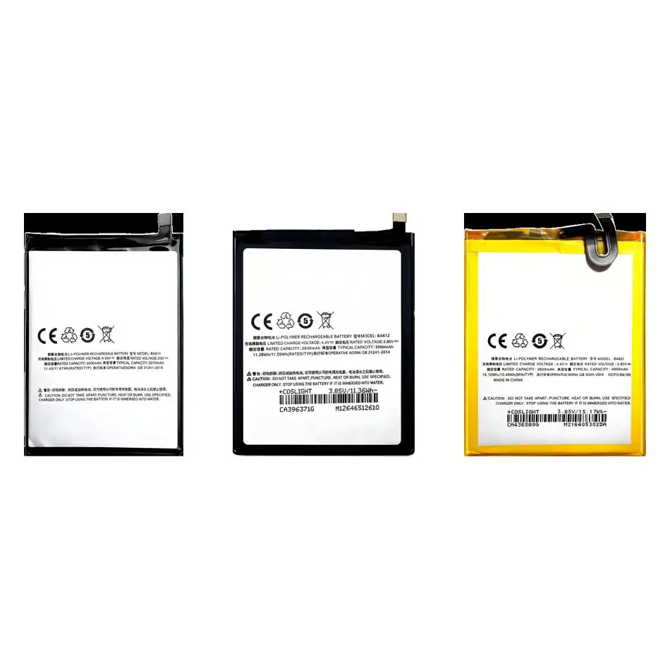 

Mobile Phone Battery Long-Lasting BA612 BA621 BA611 3000-4000Mah For Meizu 5S Meizy M5 M5s M611h M611m M611q Note