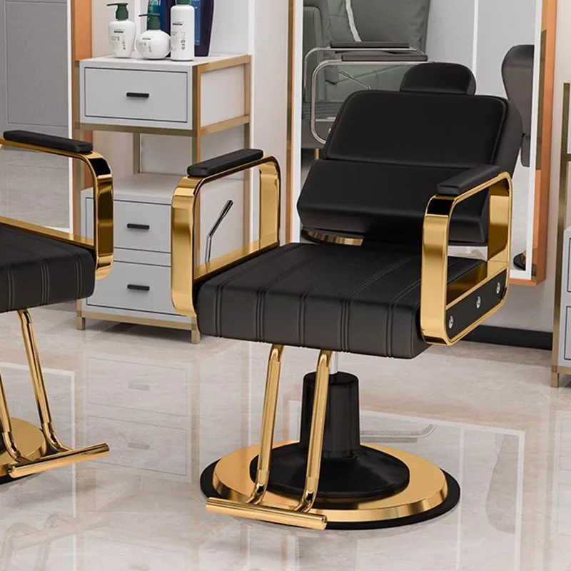 

Reclining Armchairs Vanity Barber Chairs Swivel Luxury Professional Aesthetic Hairdressing Chair Beauty Salon Barberia Furniture