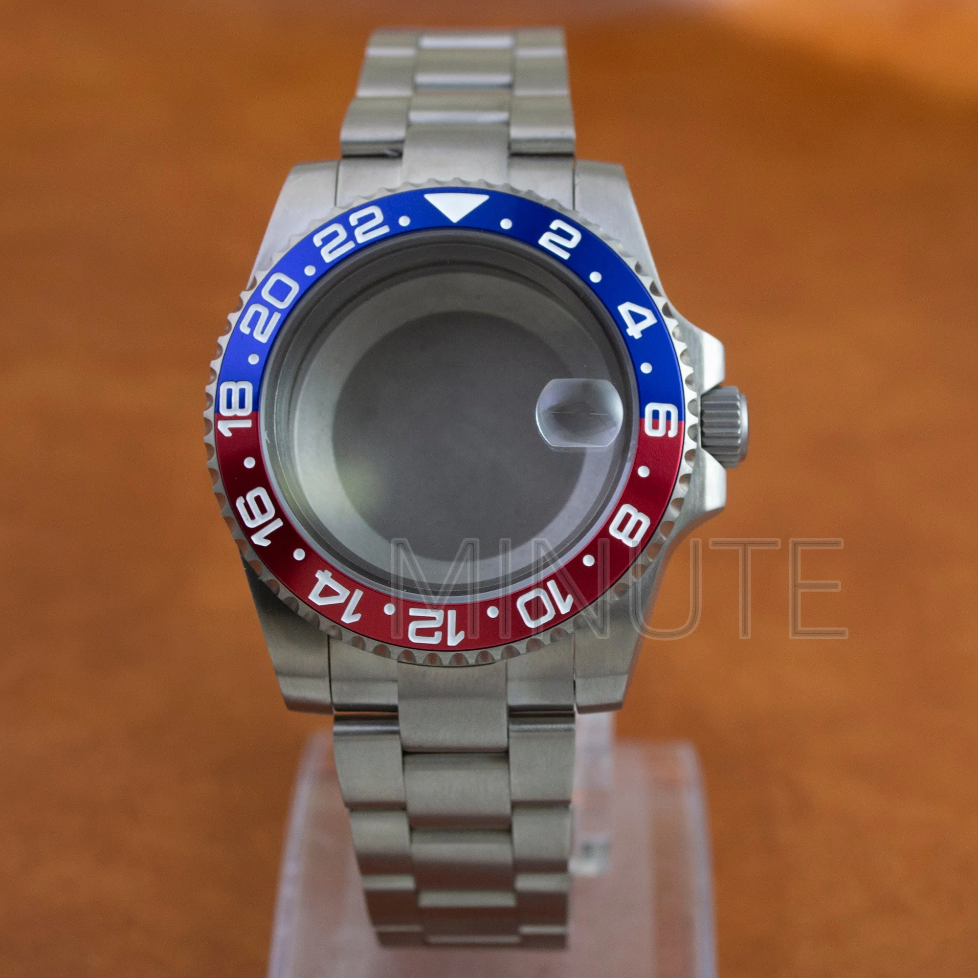 40 مللي متر ساعة تيتانيوم حزام سوار الياقوت NH34 NH35 NH36 ETA2824 PT5000 حركة ل SUB GMT يخت الرجال ساعة اكسسوارات