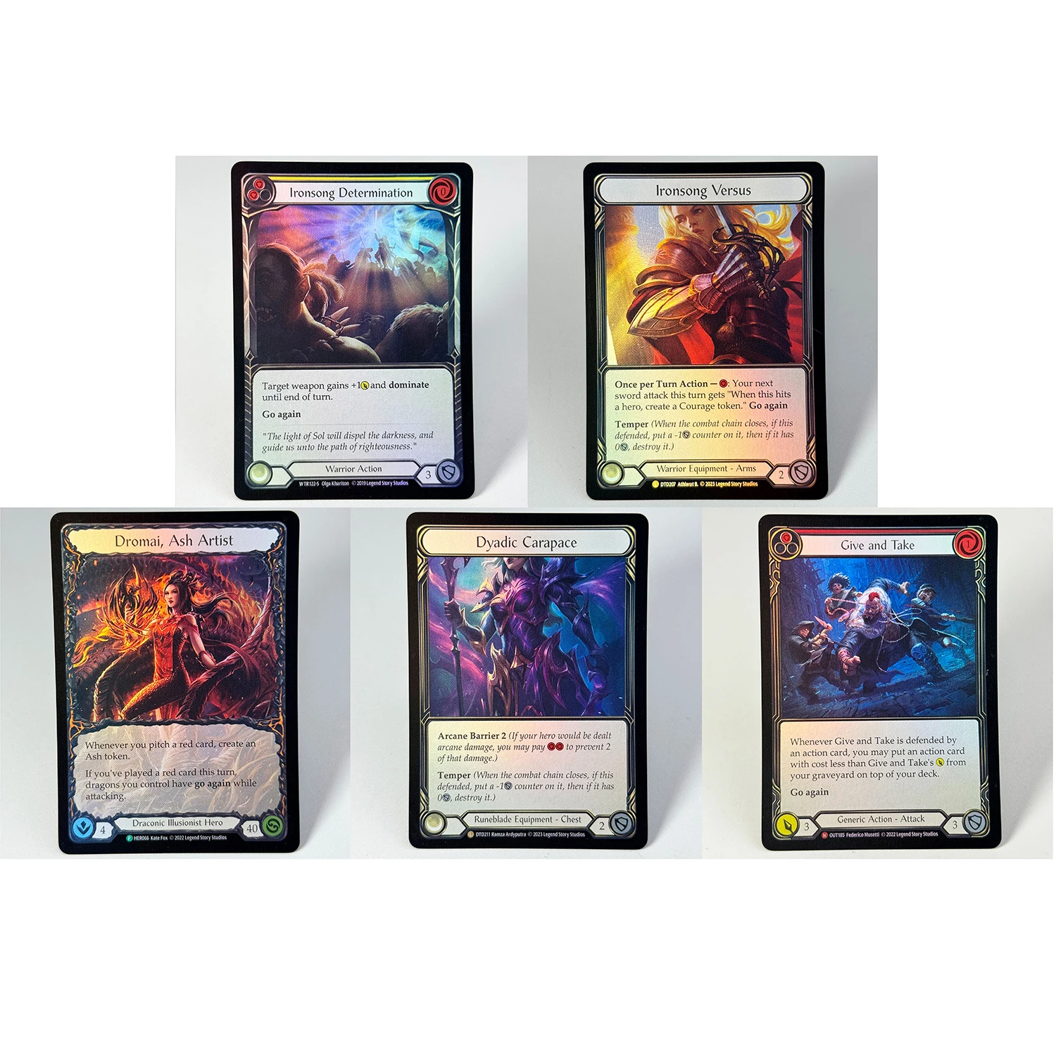 FAB Foil Proxy Game Cards Surgical Extraction Lost in Thought Mordred Tide Remembrance Dyadic Carapace Give and Take Collection