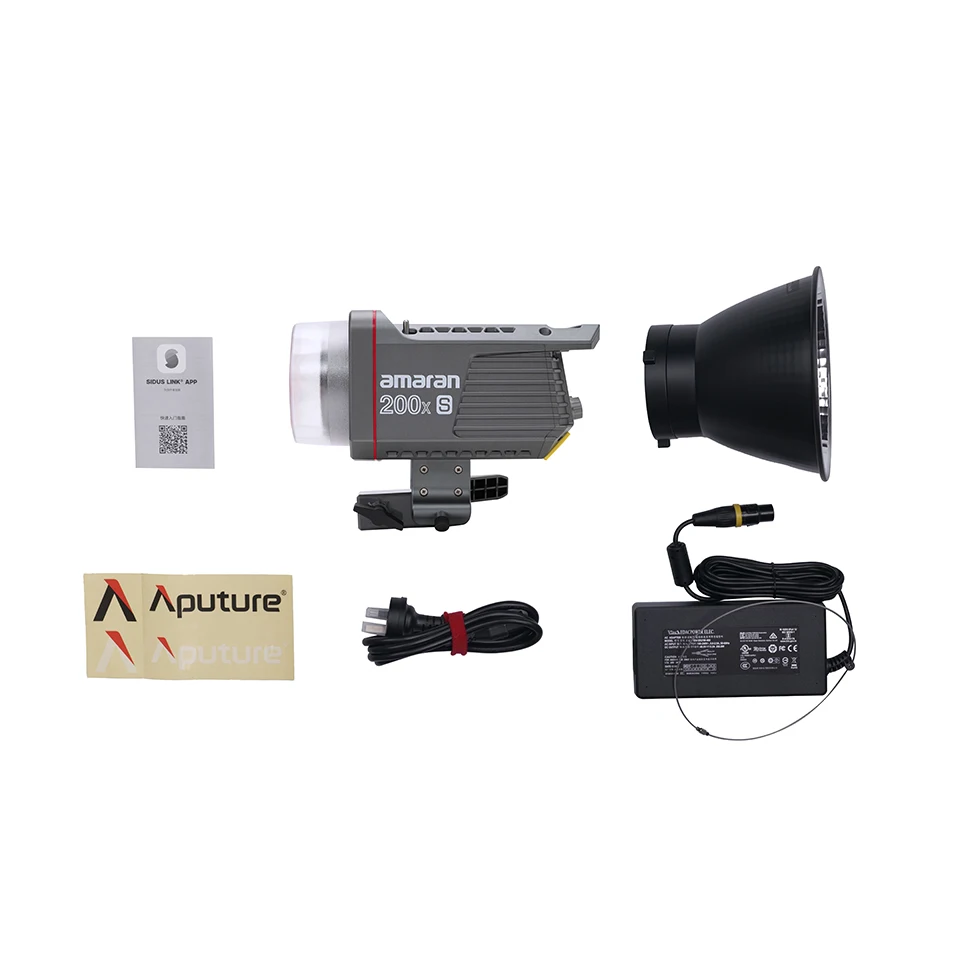 Aputure Amaran 200x S 2700-6500K Bi-color LED Video Light for Photography Studio Fill Lamp with Bowens Mount CRI 95+ TLCI 97+