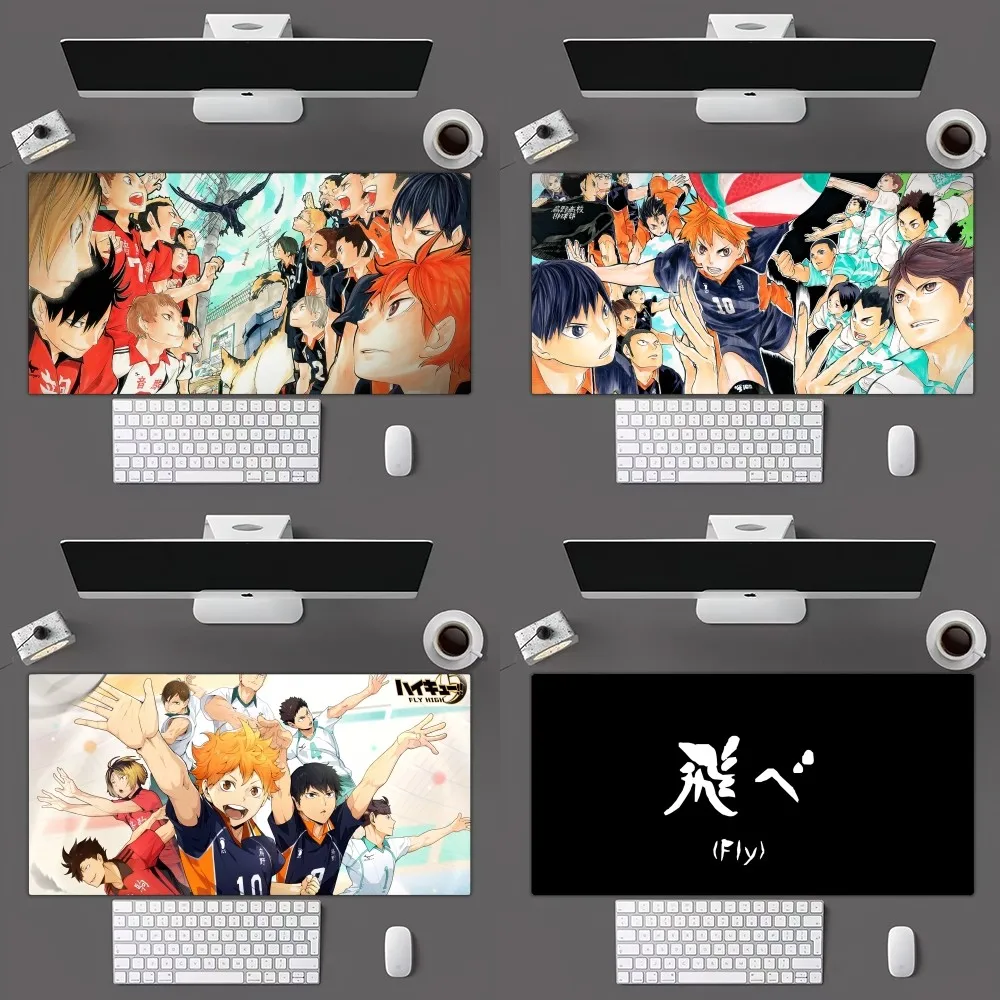 Bilibili Anime H-Haikyuu!! Mousepad Mousepad Gamer Mouse Pad Size For Office Long Table Mat