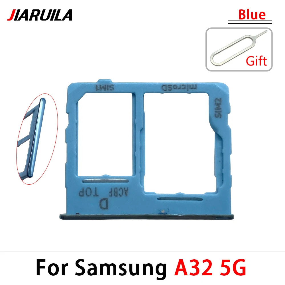 20 Stuks, Voor Samsung A14 4G 5G A145 A146 A32 5G A326 Sim Kaart Sleuf Lade Chip Lade Houder Reparatie Onderdeel + Pin