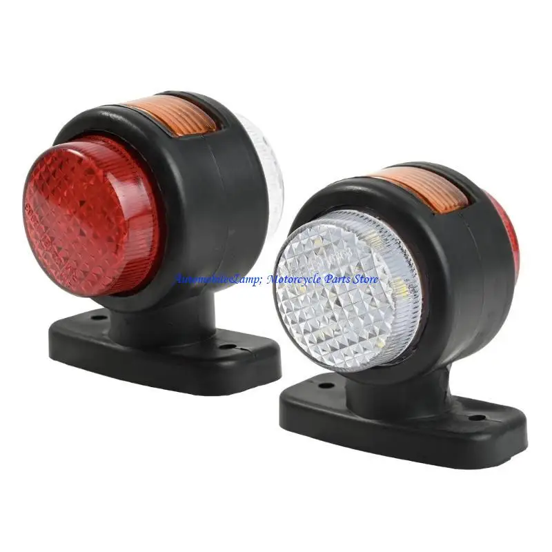 

H7BD Truck Side Marker Light Rear Brake Stop Lights Turn Clearance Light Side Marker Lamps for Trailer Lorry
