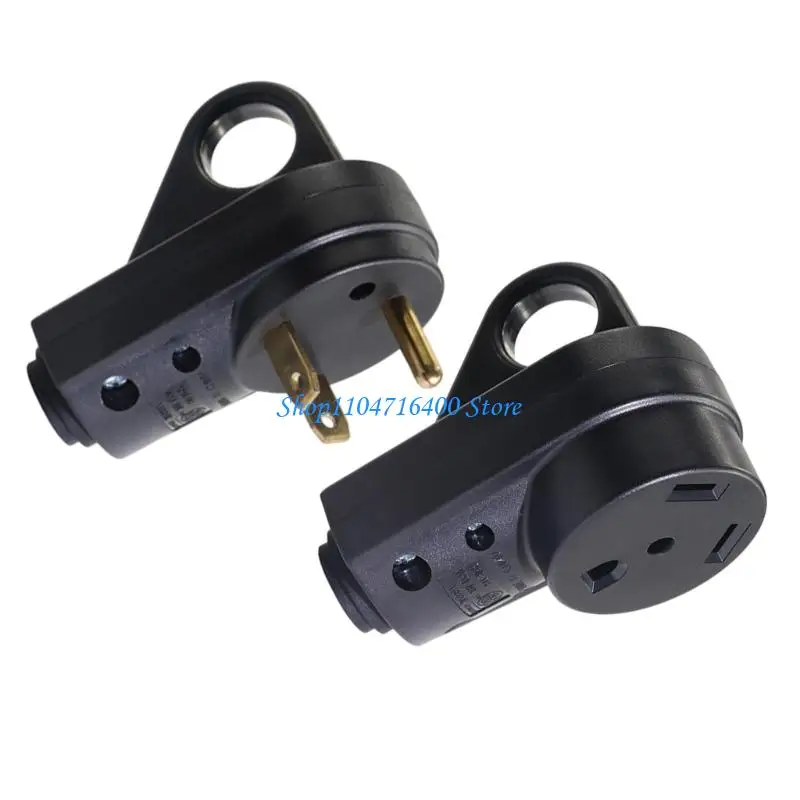 y1gd Shockproof Electrical Connector 125V Rear Loop Plugs Weatherproof Nylon Housing