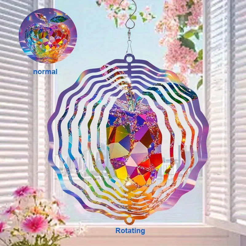 2D Metal Rainbow Fan Wind Catcher – 10