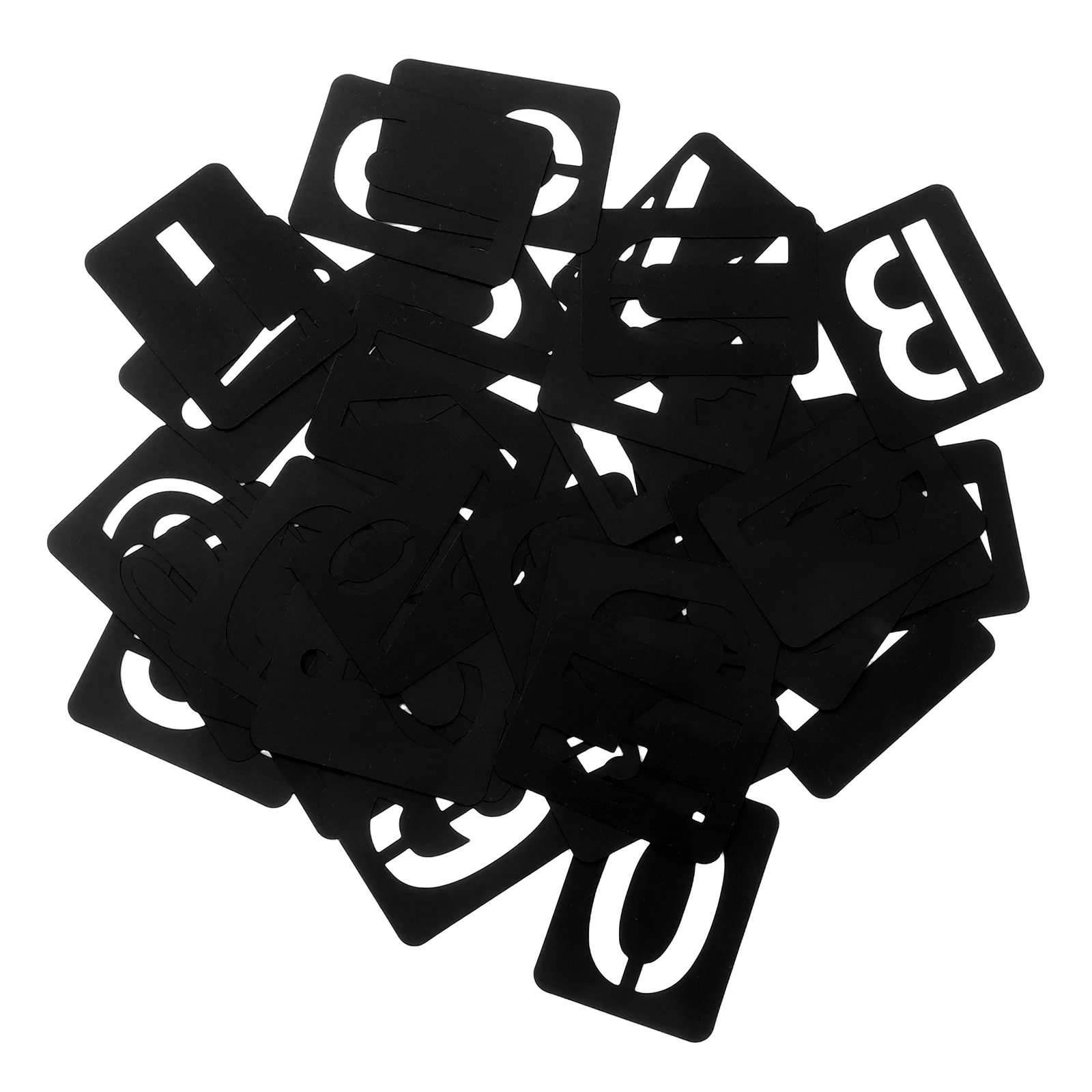 

42pcs Plastic Hollow Letter Number Symbol Stencils Alphabet Templates Spray Paint Graffiti Diy Wall niture Decor Home Office