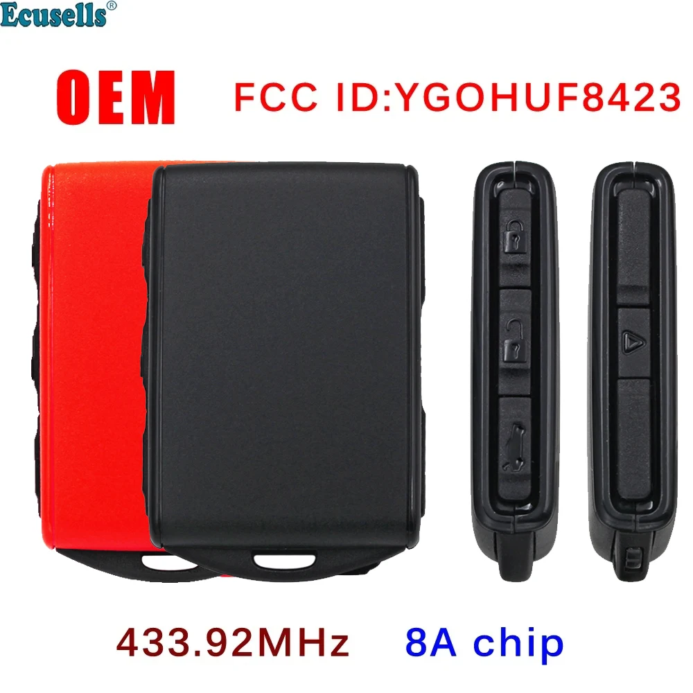 OEM Genuine Smart Remote Key Fob FSK 433.92MHz 8A / H Chip for Volvo S90 XC40 XC60 XC90 V60 V90 YGOHUF8423