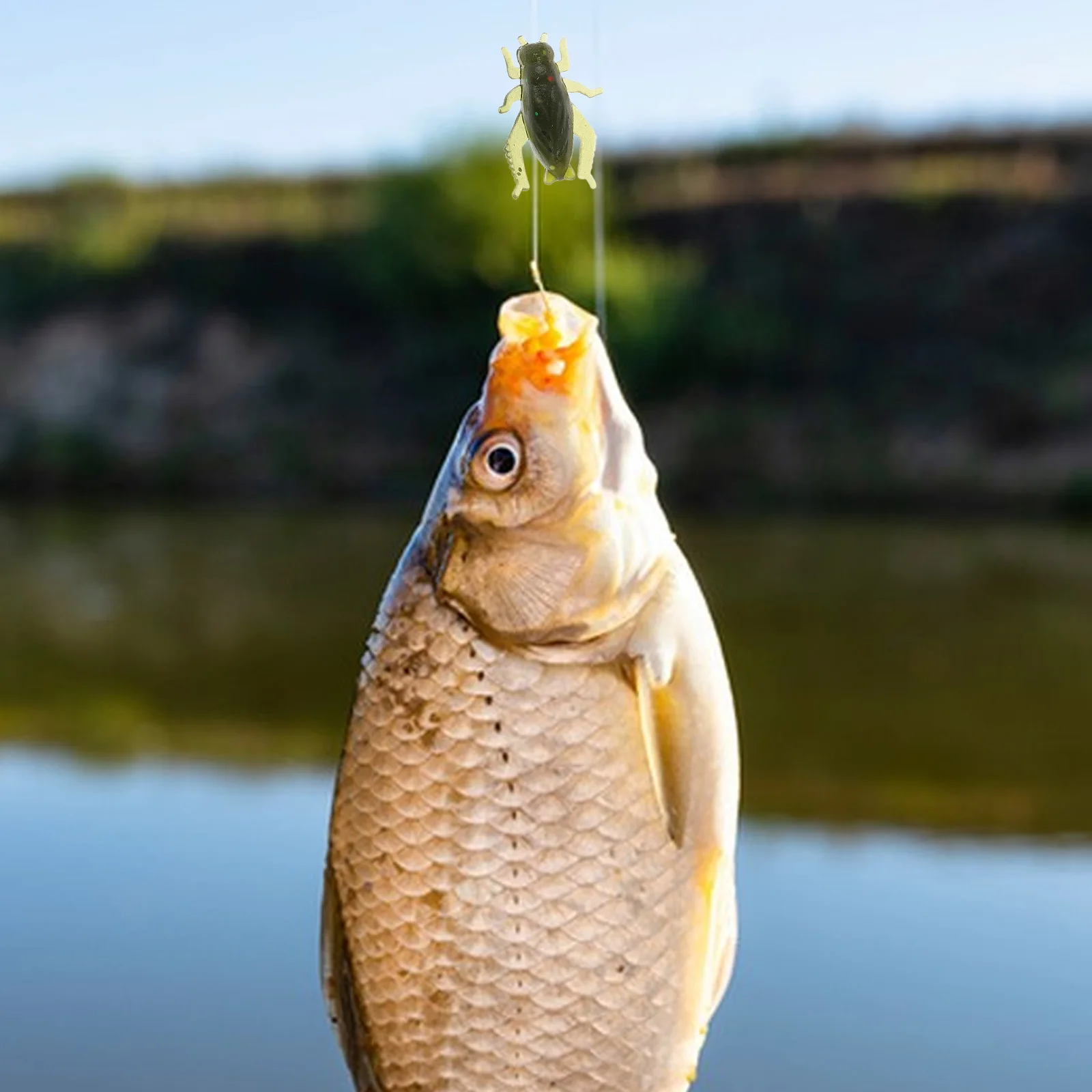 

20pcs Fishing Lure Baits Realistic Artificial Soft Reusable Portable Bait Tools for Lakes Rivers Streams