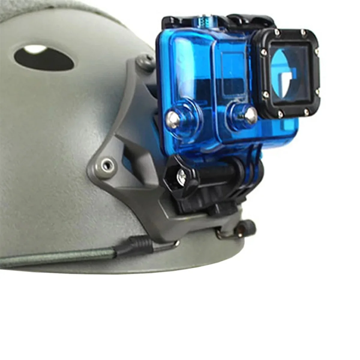 FAST/MICH/NVG Helmet Accessories - Tactical Helmet Base Adapter - Fixed Mount for GoPro Hero Action Camera