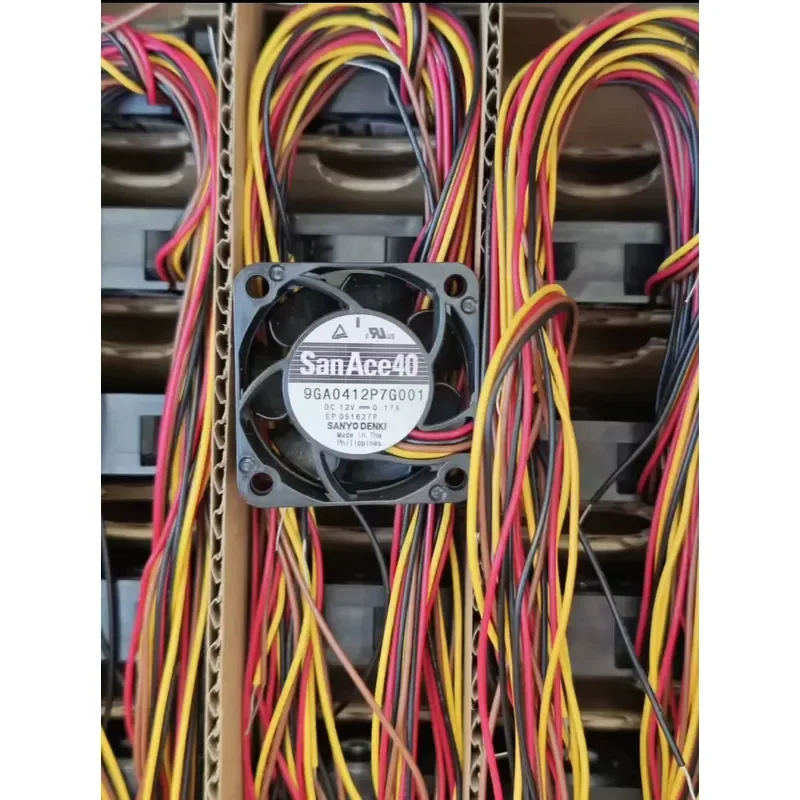 for Sanyo 4015 4CM 9GA0412P7G001 006 12V 0.17A PWM Speed Regulating Fan