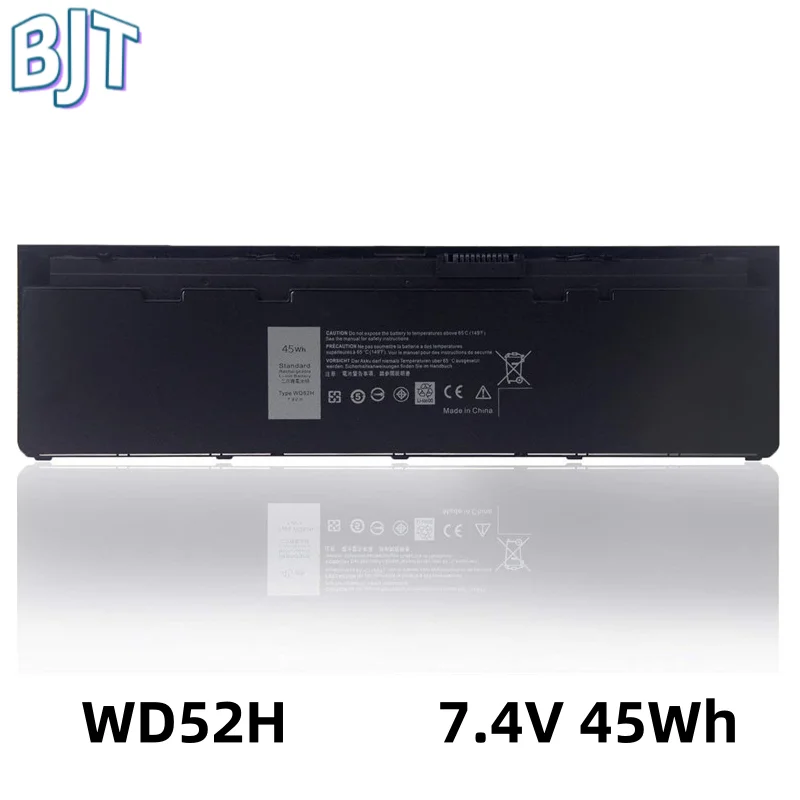 

4Cell New 7.4V 45Wh Laptop Battery WD52H Lithium For Dell Latitude 12 7000 E7240 E7250 E7270 Series Notebook F3G33 VFV59 KWFFN