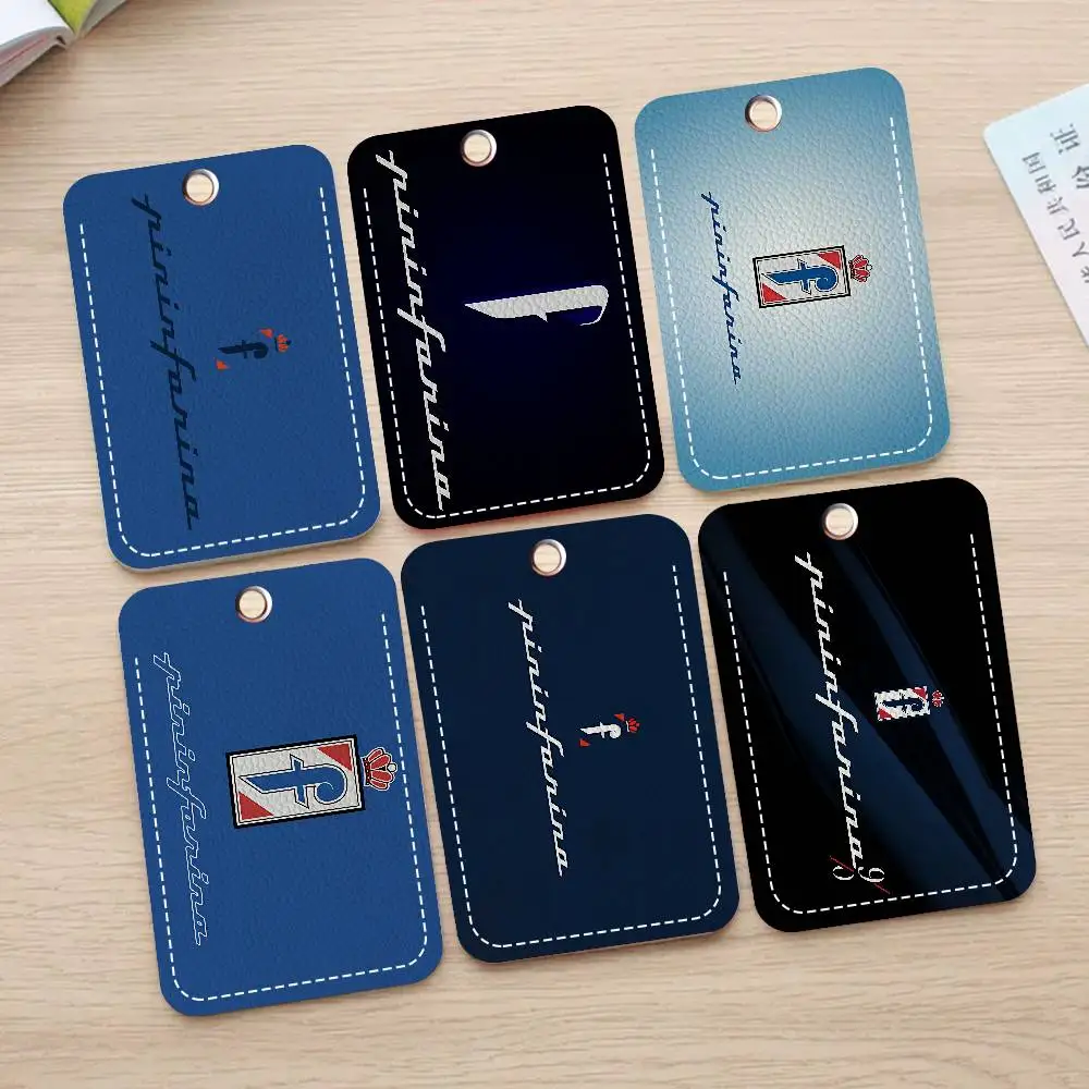 Pininfarinas PU Soft Leather Rectangular Key Card Holder Induction Elevator Protection Cover Youth Faion Accory