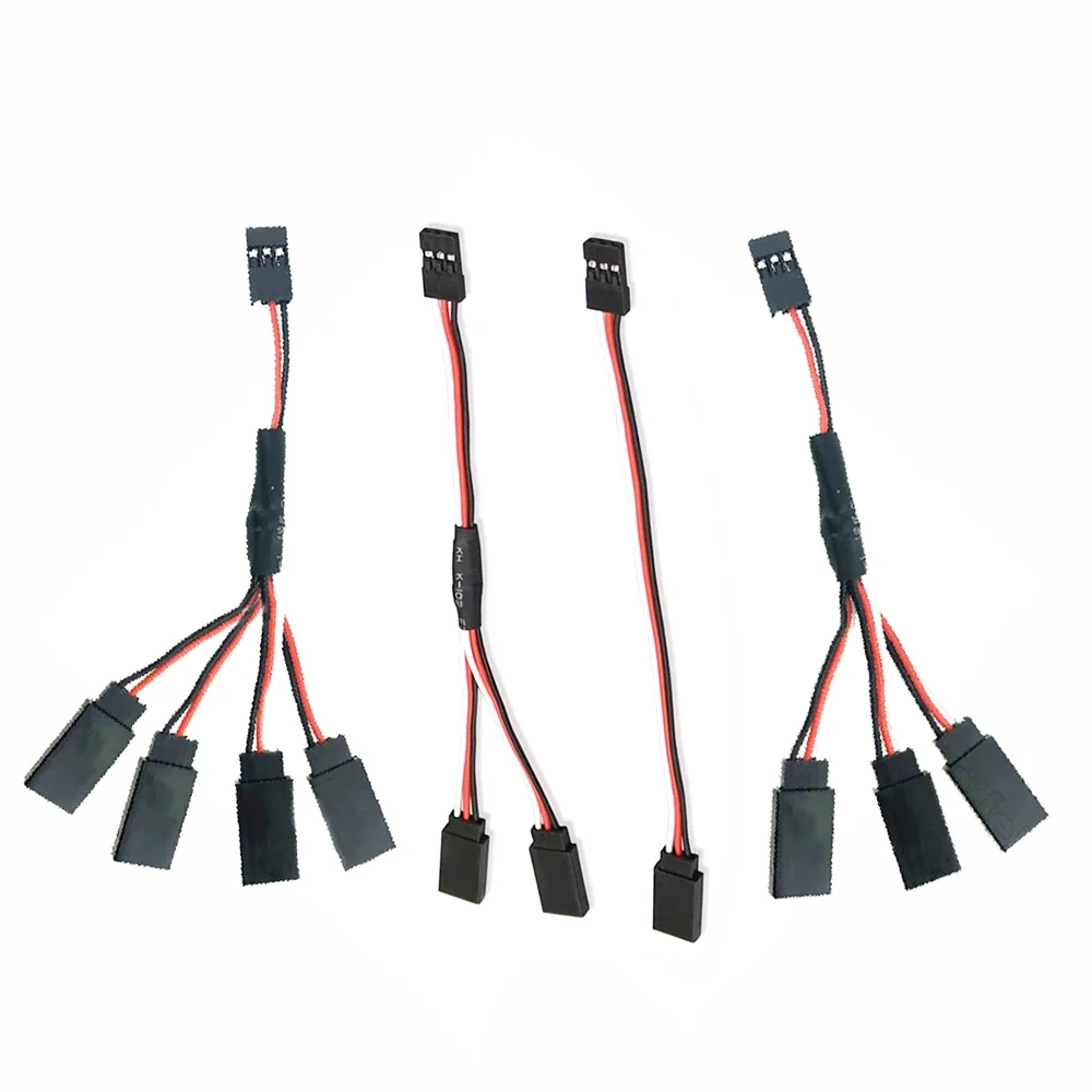 

1PCS 15/30/50cm RC Servo Extension Cable 1to1 1to2 1to3 1to4 for Futaba JR Male to Female RC Model