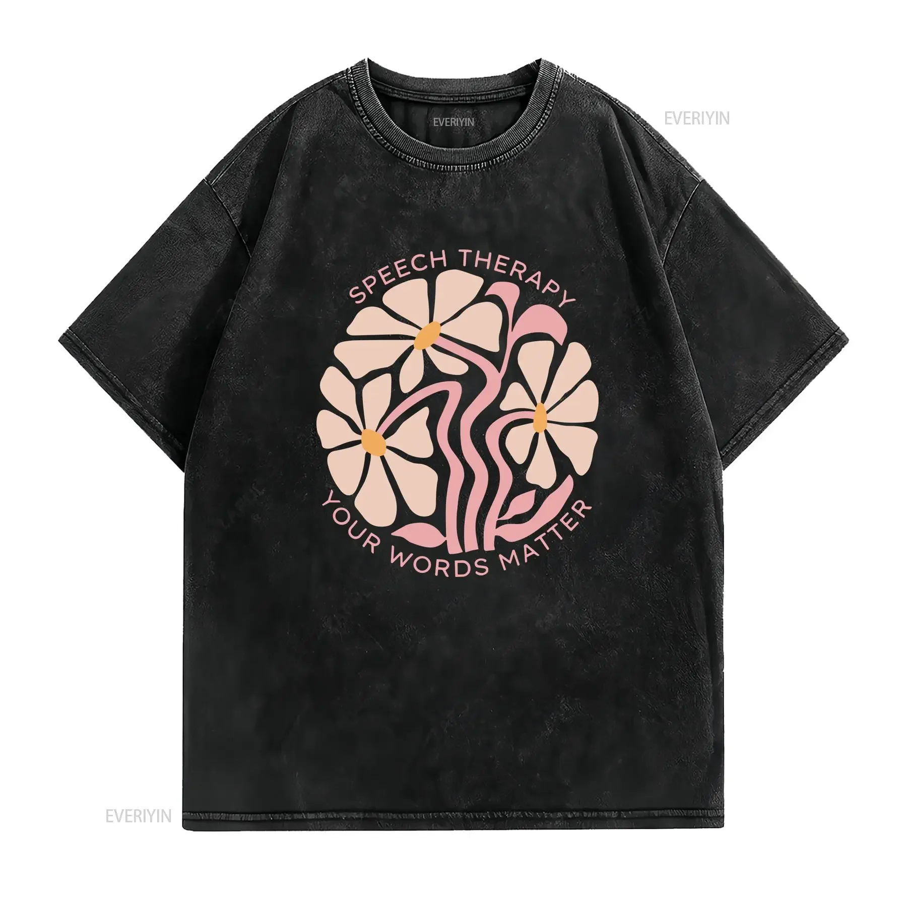 Speech Therapy T Shirt SLP Pathology for Pathologist Therapist Graduation s Appreciation vintage Washed Comfortable Stylish
