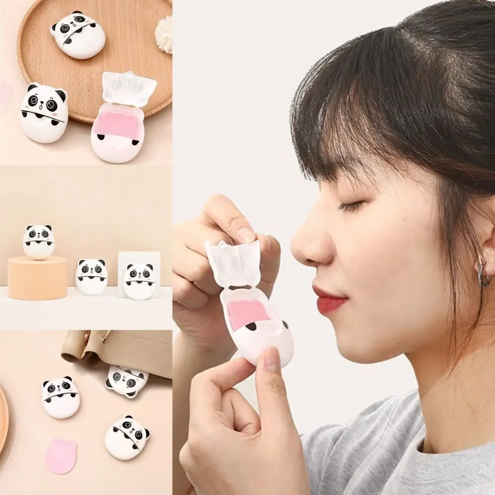 

Portable Panda Shape Paper Soap Fragrant Tablets Scented Slice Disposable Soap Flakes Foaming Boxed Soap Soap Tablets Bath