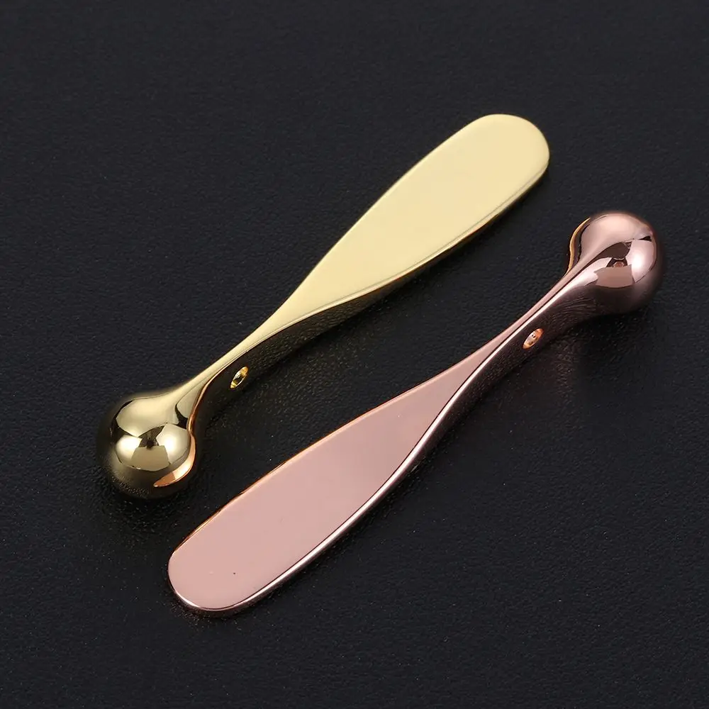 

Gold Face Mask Anti Wrinkle Beauty Scoop Eye Cream Spoon Mixing Spatulas Massage Stick