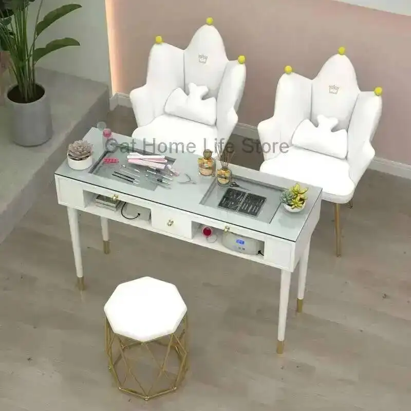 

Professional Bar Vacuum Table Nail Cleaner Nails Manicure Offer Luxury Tech Acrylic Tables Aspiration Portable Lamps Small Carry
