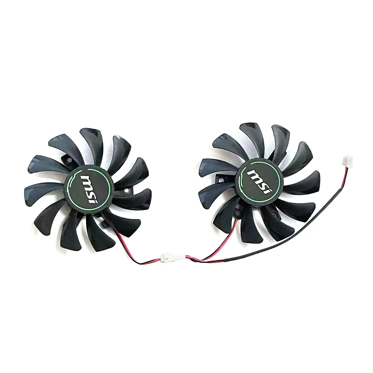 UKGF 75MM HA8010H12CF-Z GTX1650 VGA Fan for MSI GeForce GTX 1650 SUPER VENTUS XS Graphics Card Cooling Fan 2Pin 12V 0.5A