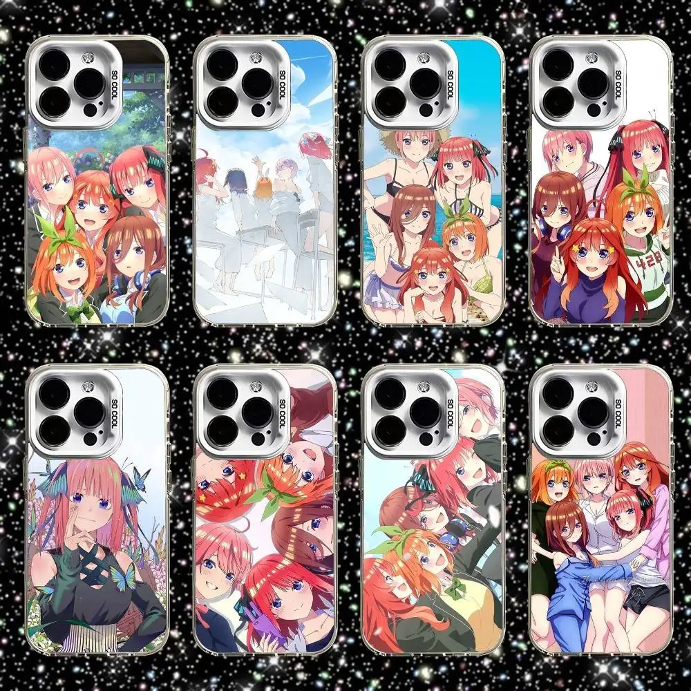 

The Q-QuintupletsE Phone Case For iPhone 16,15,14,13,12,11,Pro,XS,Max,Plus,Mini,SE White Candy Matte Shockproof Cover