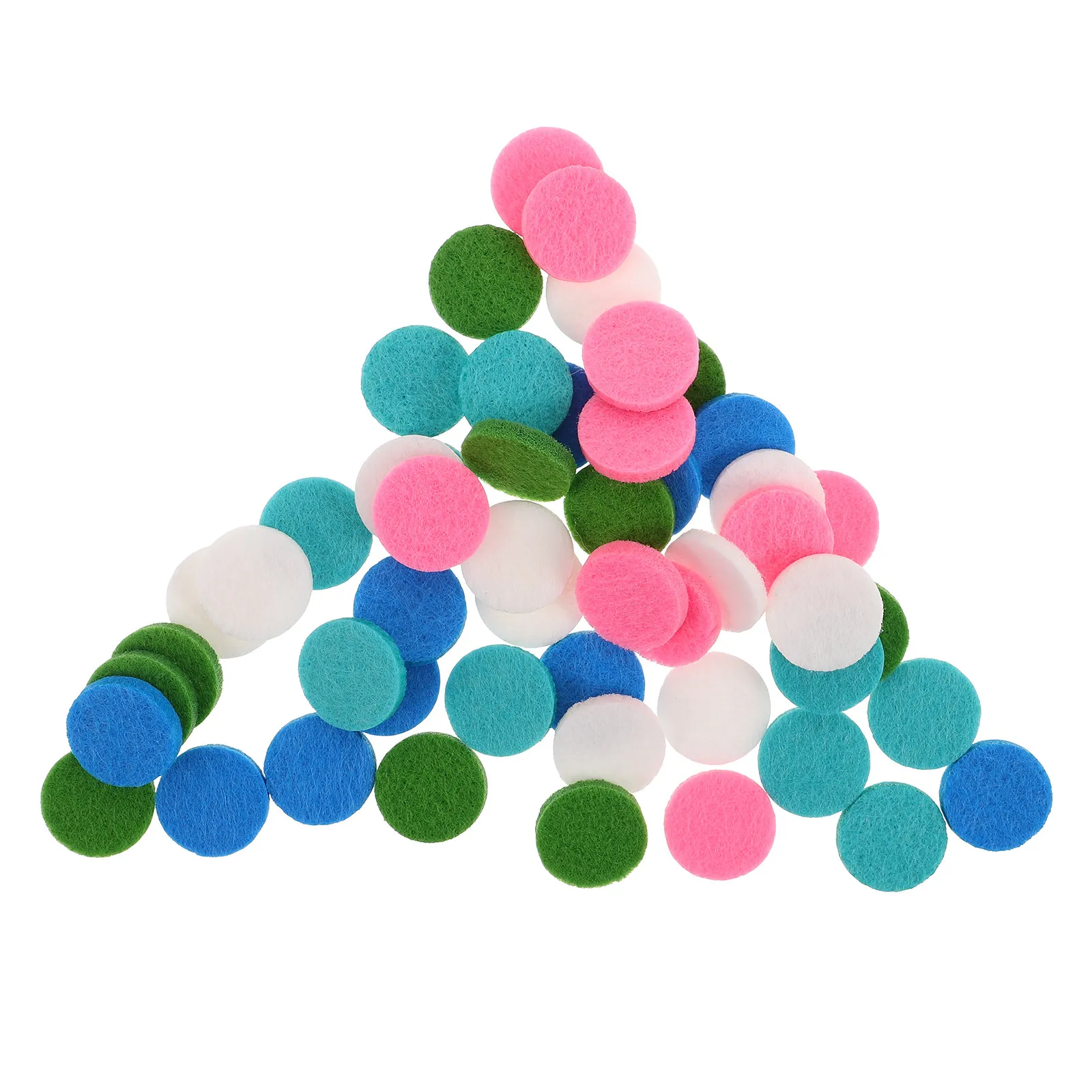 50Pcs Essential Oil Fiber Cotton Pads Round Refill for 25Mm Locket Aromatherapy Bracelet Car Vent Diffuser Accessories - view 5