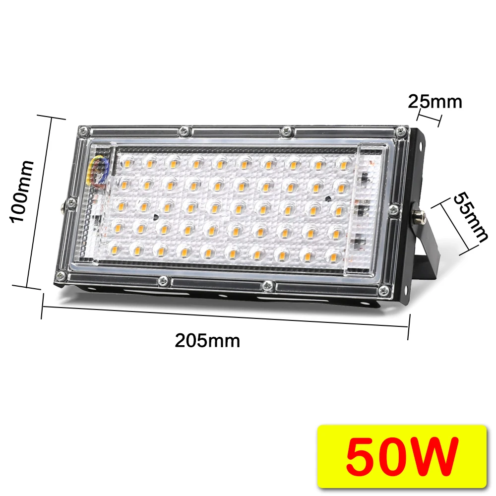 PARKSON 50W 100W 150W Led Flutlicht IP65 Wasserdicht AC 220V Outdoor Flutlicht Scheinwerfer LED Reflektor straße Lampe Wand Flut Lichter 5
