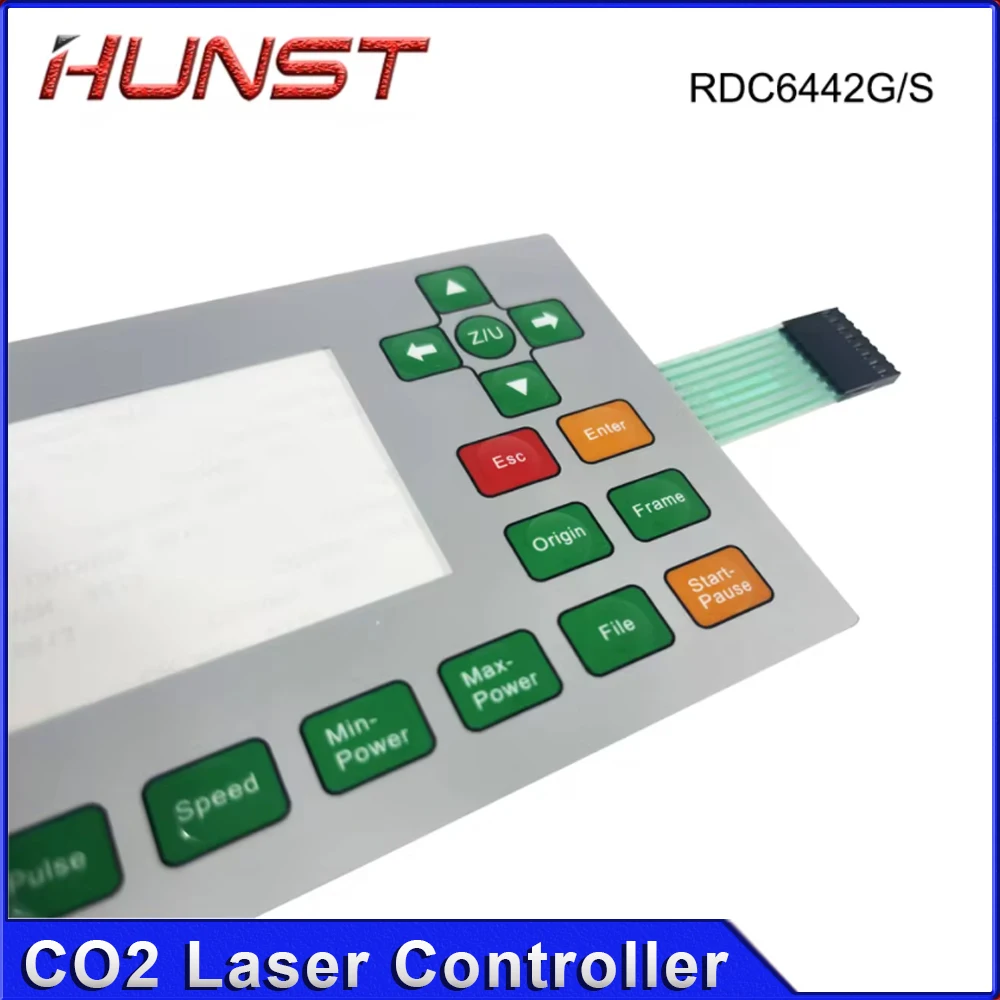 HUNST Ruida مفتاح لوحة المفاتيح الغشائية RDC6445S RDC6445G RDC6442S RDC6442G لآلات القطع والنقش بالليزر