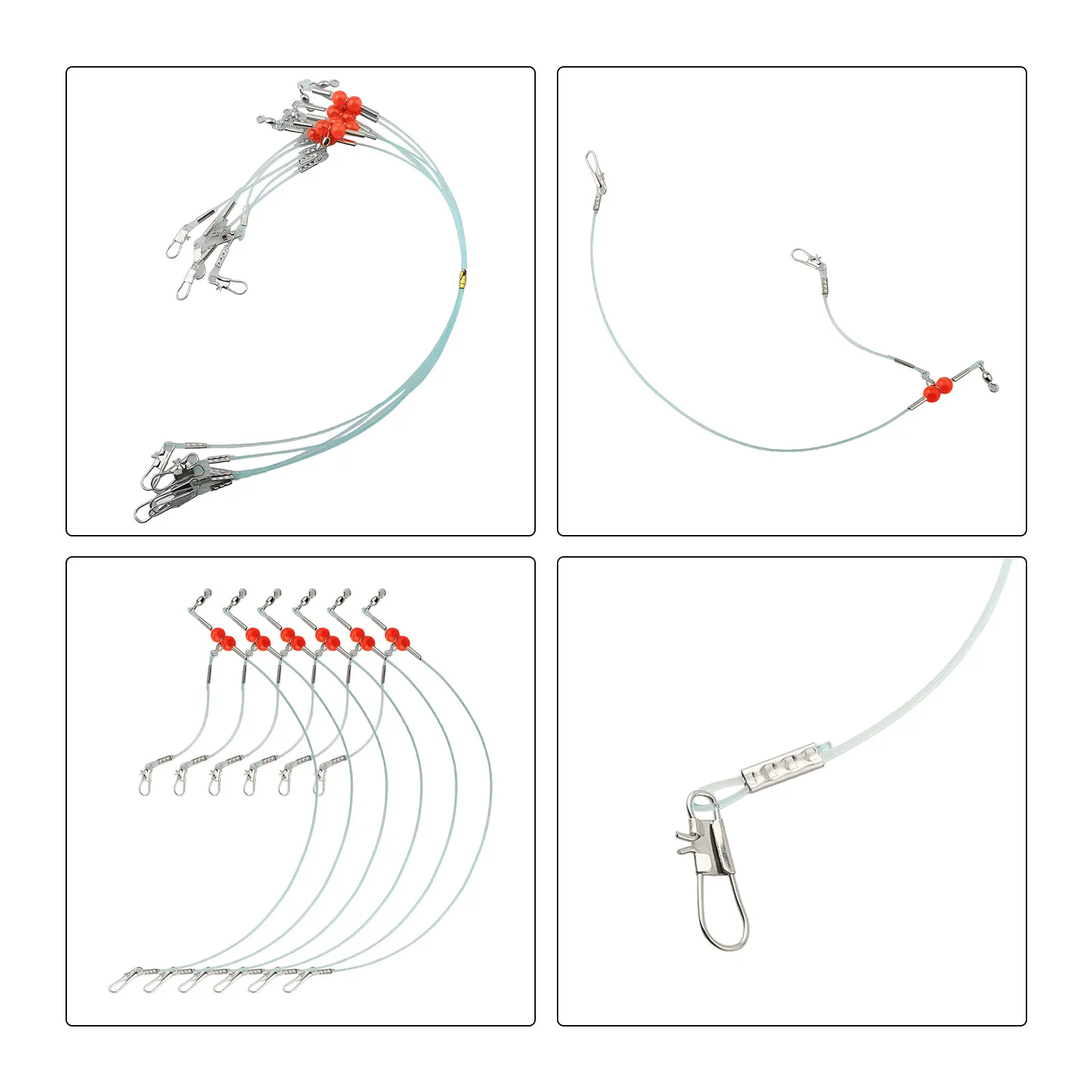 Bottom Fishing Surf Fishing Fishing Wire Rig Lures Bait Hooks 26.77in 68cm*5.51in 14cm 55-pound Test Power Handle High Tension