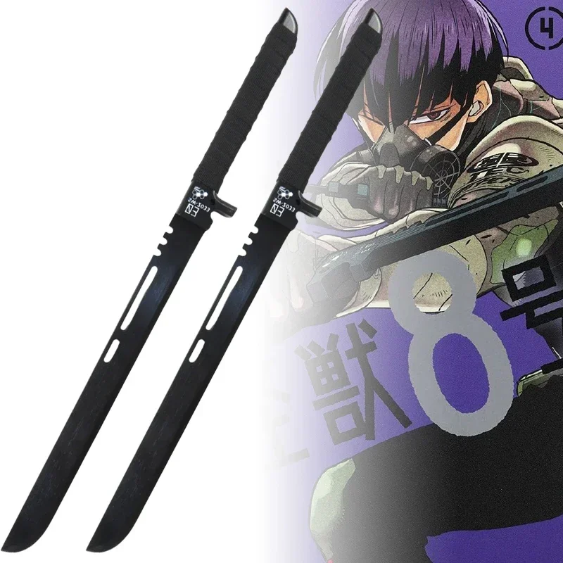 27.5in/70cm Hoshina Soushirou Katana Anime Kaiju No.8 Cosplay Prop Sword Ninja Knife Real Japanese Katana Original Samurai Sword