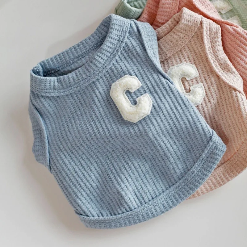 

Pet Dog Vest Breathable Spring and Summer Thin Small Dog than Teddy Anti-Lint Starting Batch