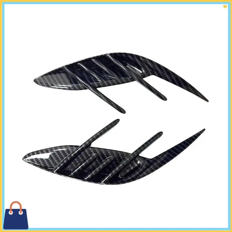 

Efficient For KIA Stinger 2018-2023 Car Accessories Rear Bumper Side Vent Spoiler Canard Covers Sticker