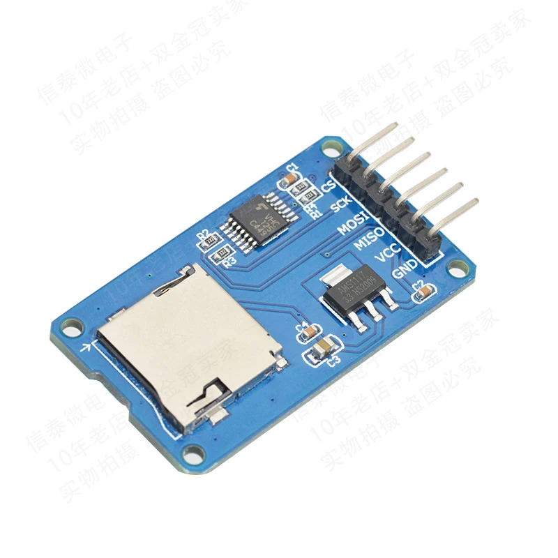 Micro SD Card Module TF Card Reader SPI with Level Conversion Chip