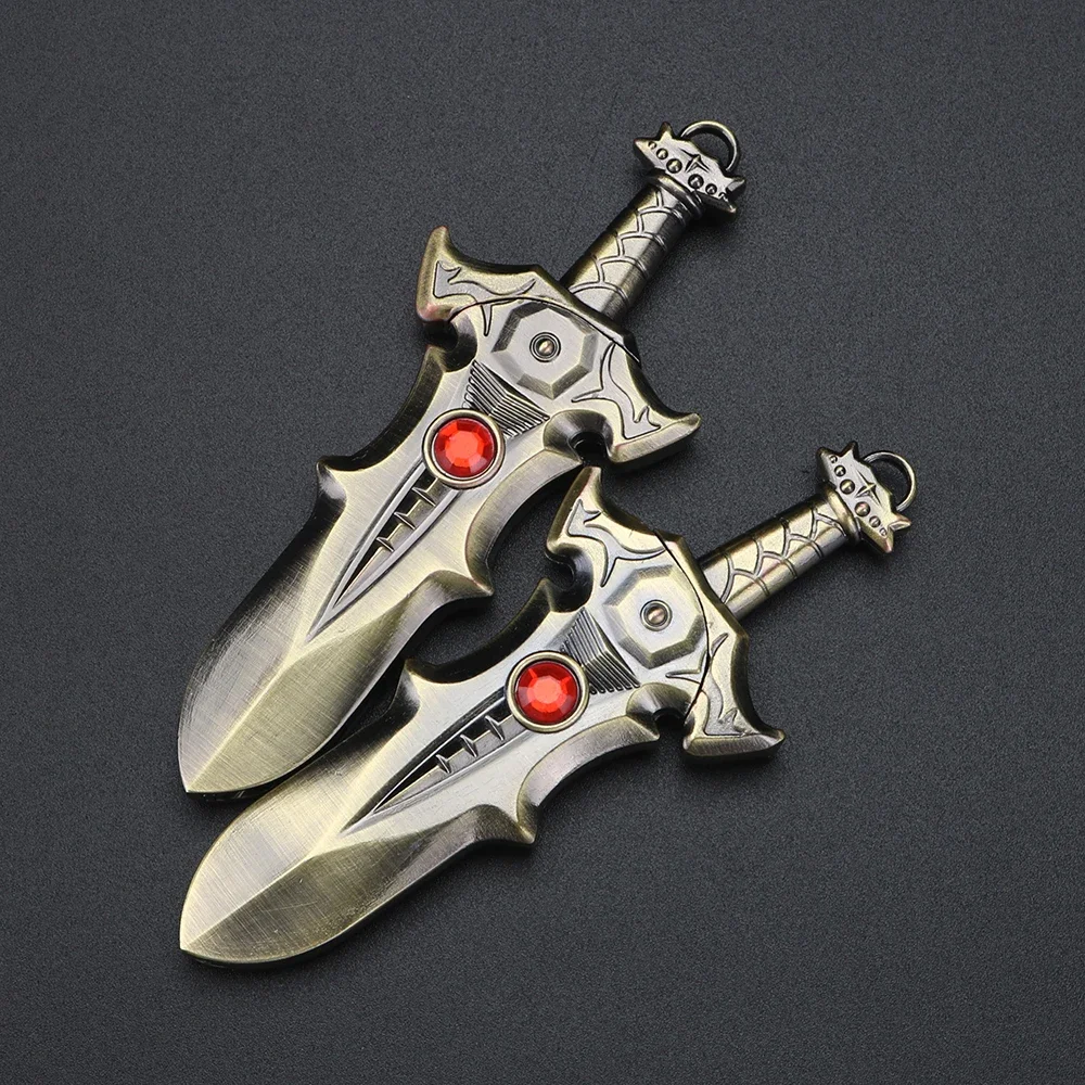 New Metal Sword Inflatable Lighter Windproof Jet Flame Inflatable Outdoor Lighter Men's Fashion Personalized Gift