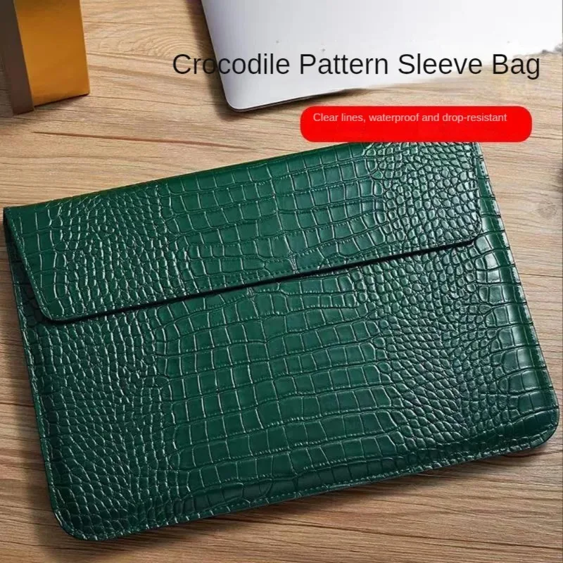 Laptop Sleeve bag for MacbookAir 13 Case 11 13.3Pro 15.4 Retina Unisex Sleeve Envelope Fundas PU Leather Laptop Sleeve Pouch Bag