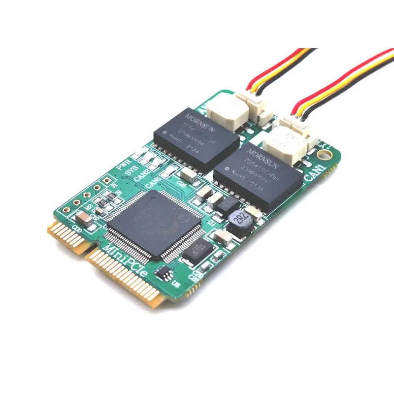 MiniPCIe-CAN Module Mini PCI-E to CAN Interface Card USB to CAN Dual-Ch with Isolation