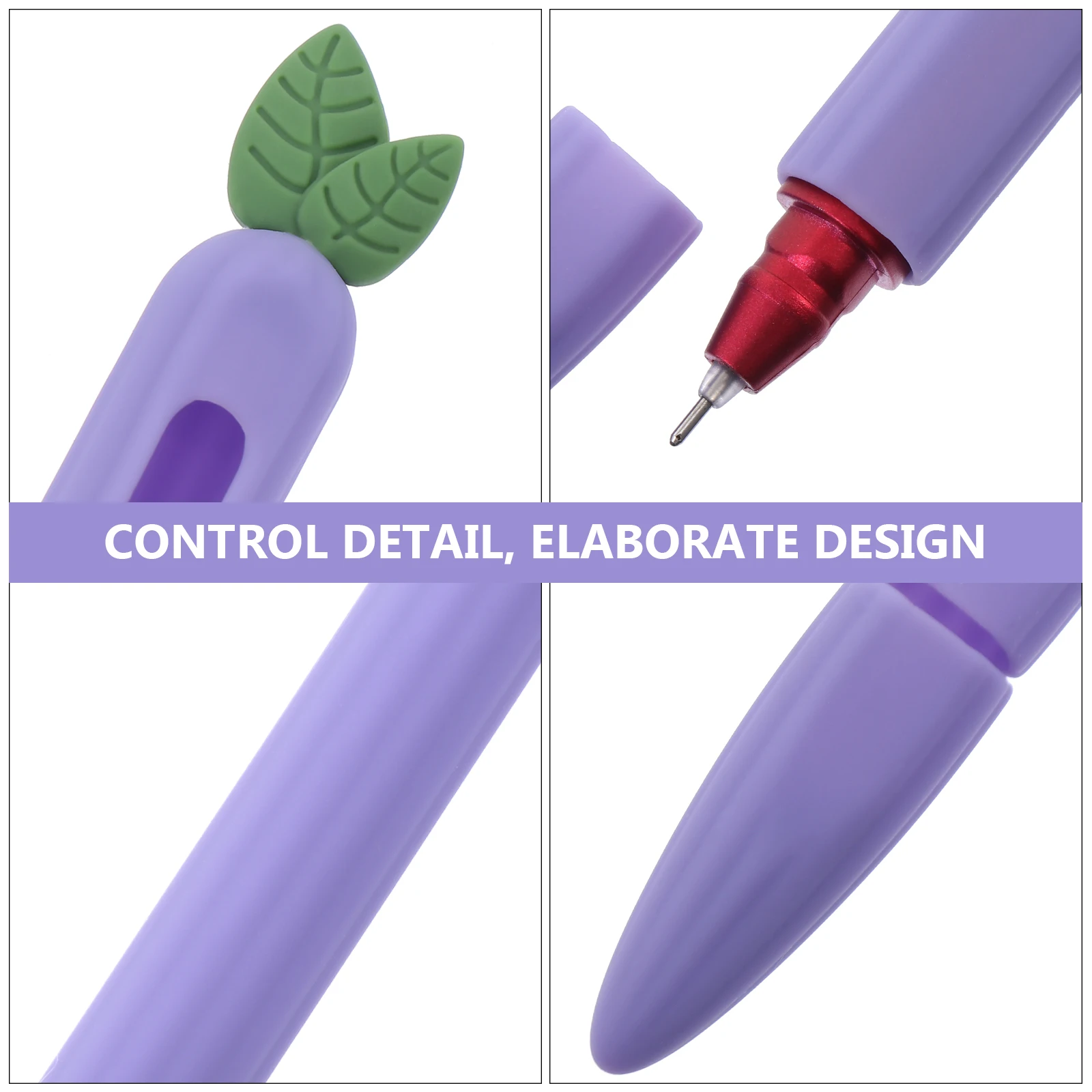 

Carrot Stylus Pen Cover Silicone Protective Case Non-Slip Grip Compatible For Apple Pencil 2 Touchscreen Pen Accessory For