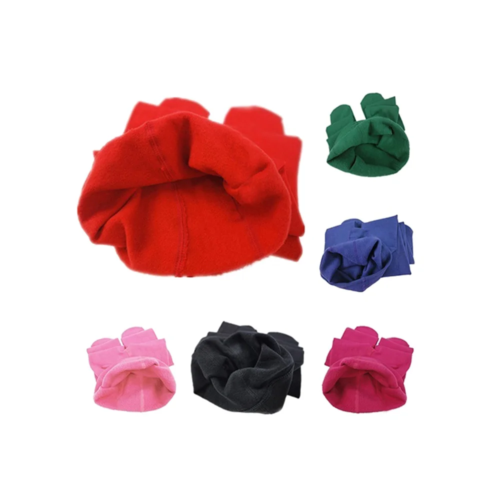 Medias con forro grueso de invierno rojo para niñas, mallas cálidas elásticas, pantalones noveno, las mejores faldas debajo de los vestidos para 8-12 años