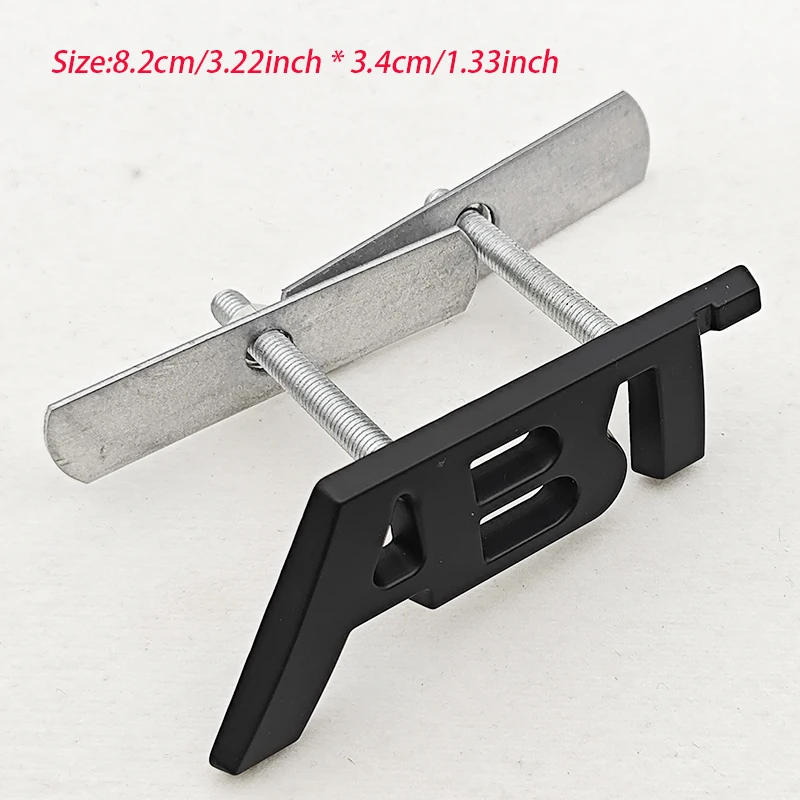 3D Metall Logo ABT Emblem Kofferraum Kühlergrill Abzeichen Für T6 S5 RS7 C8 Q8 RS6 SQ5 Q5 Q7 RS4 A3 8V A6 ABT Aufkleber Zubehör