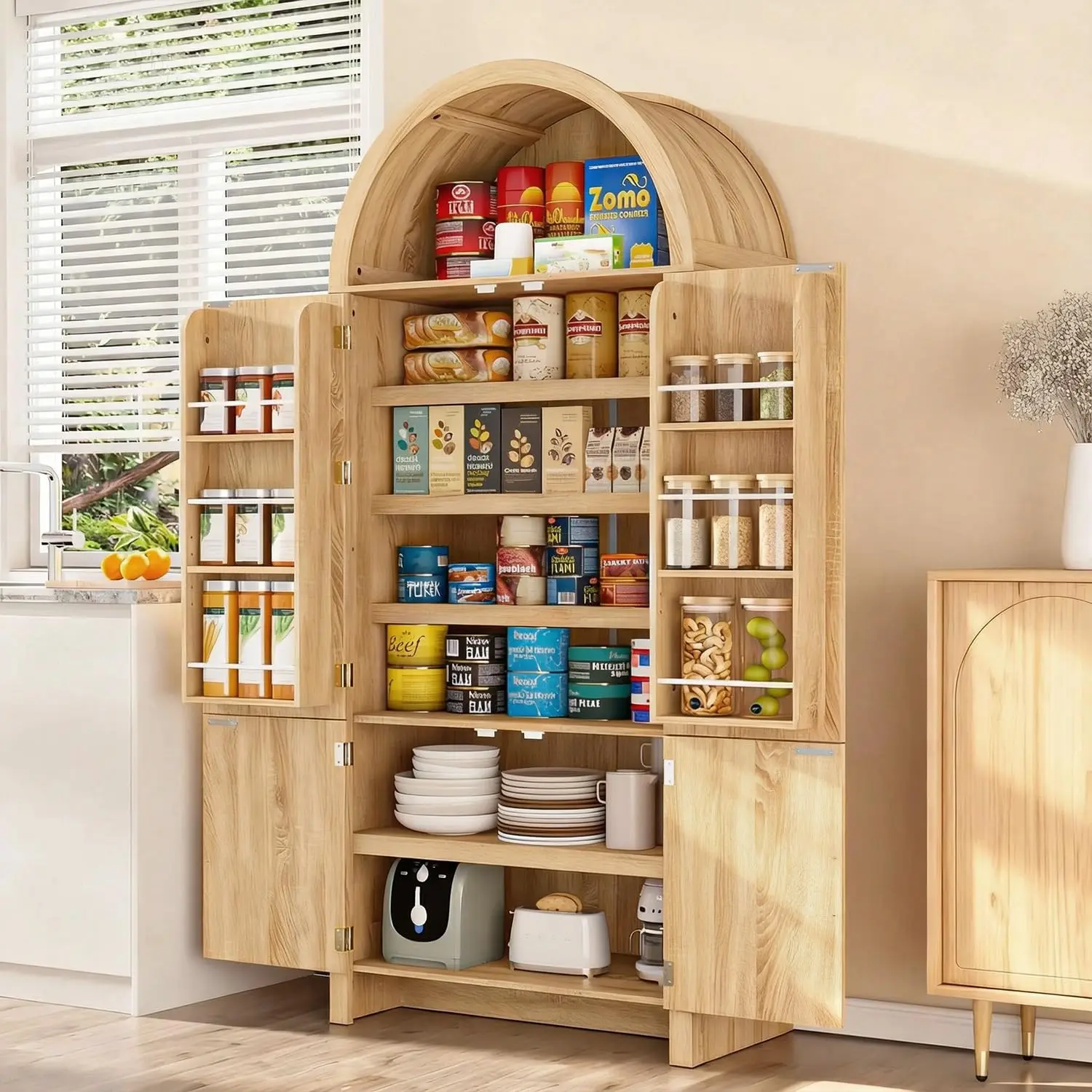 Arched Pantry Cabinet 71