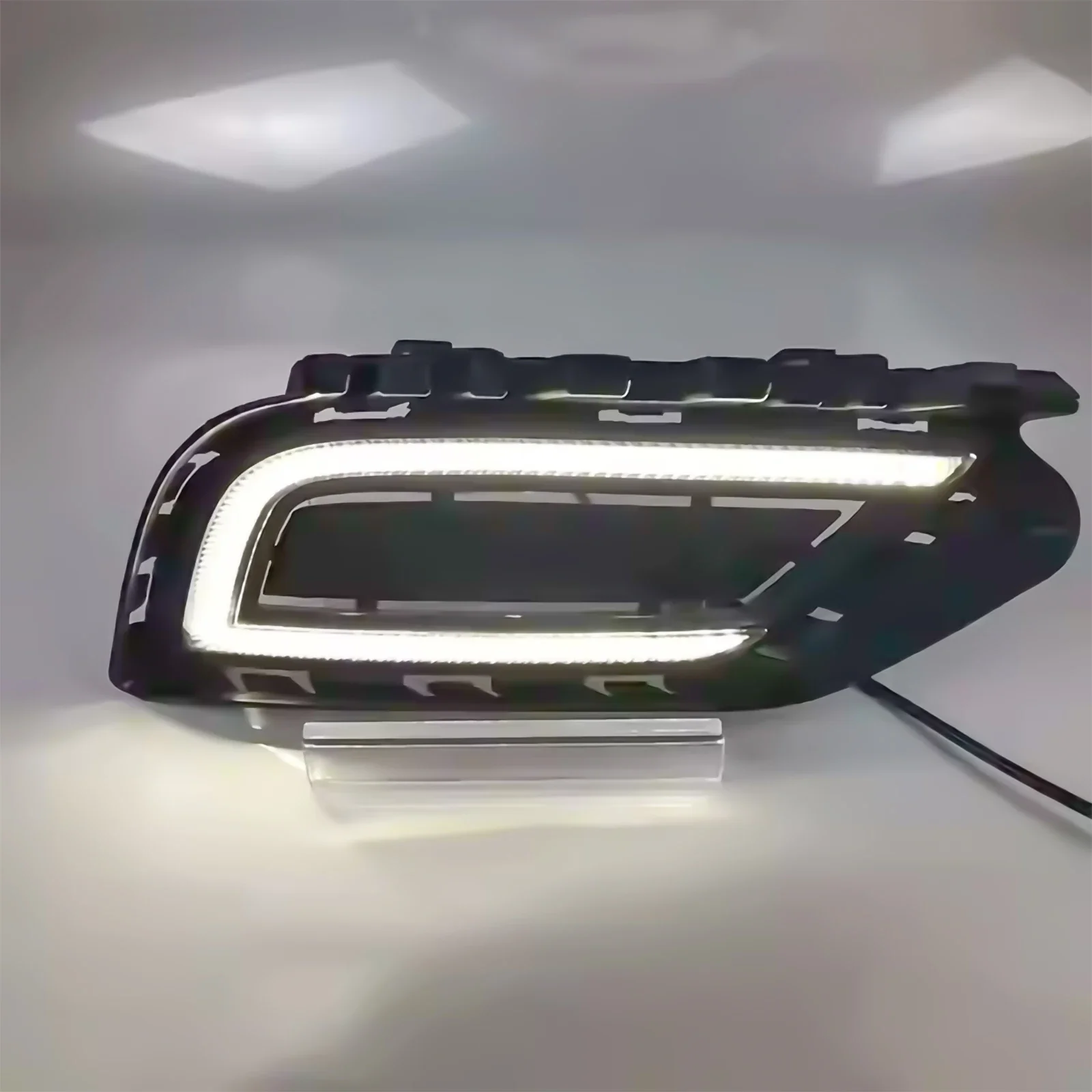 DRL for Volkswagen Bora 2015-2017 Car LED Daytime Running Lights Front Fog Lamp Modification Yellow Turn Signal Decorative Light detail image 4