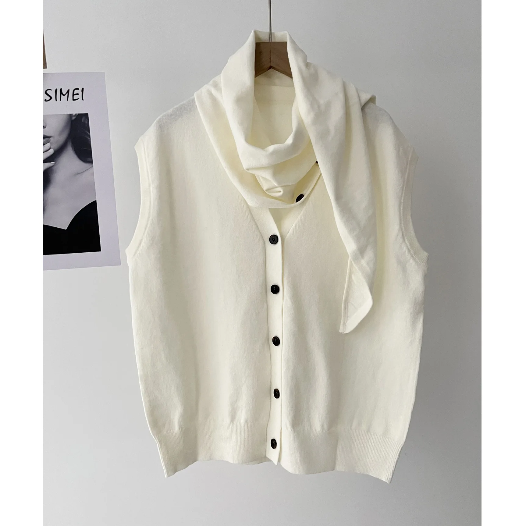 

Женская одежда, шарф, воротник, вязаный свитер, жилет, кардиган, весна и осень