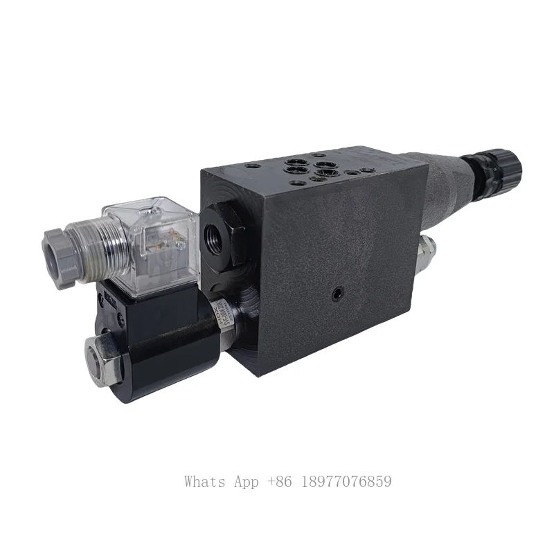 Katup Pengurang Tekanan Elektronik MSPR-02P-K-1-2-D24-10 Asli, Katup Solenoid Hydraulic Ulis Seri MSPR-02P Mmpr