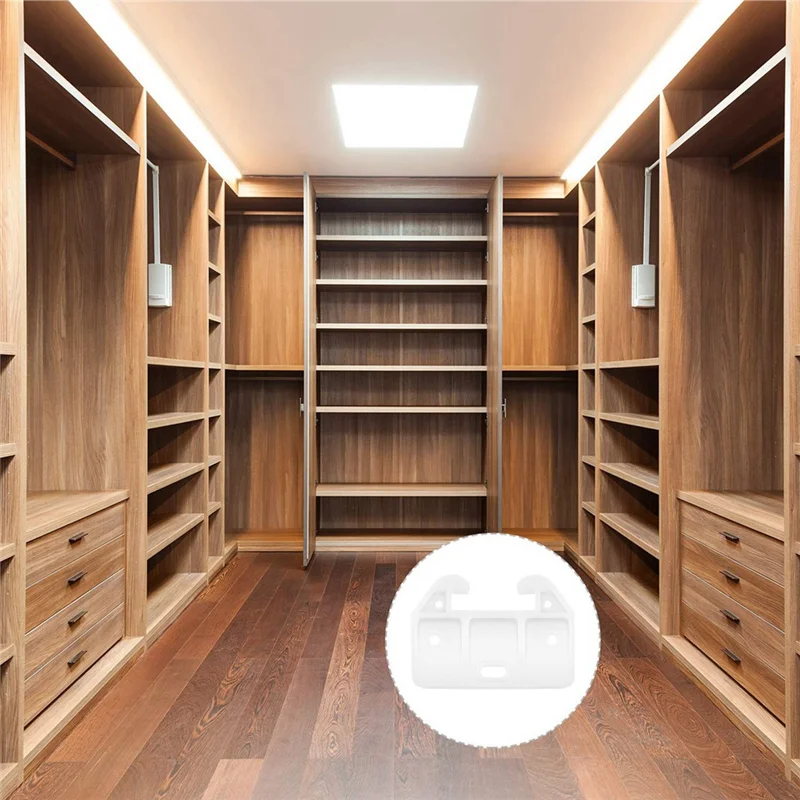 A83I-1Set Drawer Track Guides Drawer Guides Drawer Slides Plastic Replacement For Dressers, Hutches