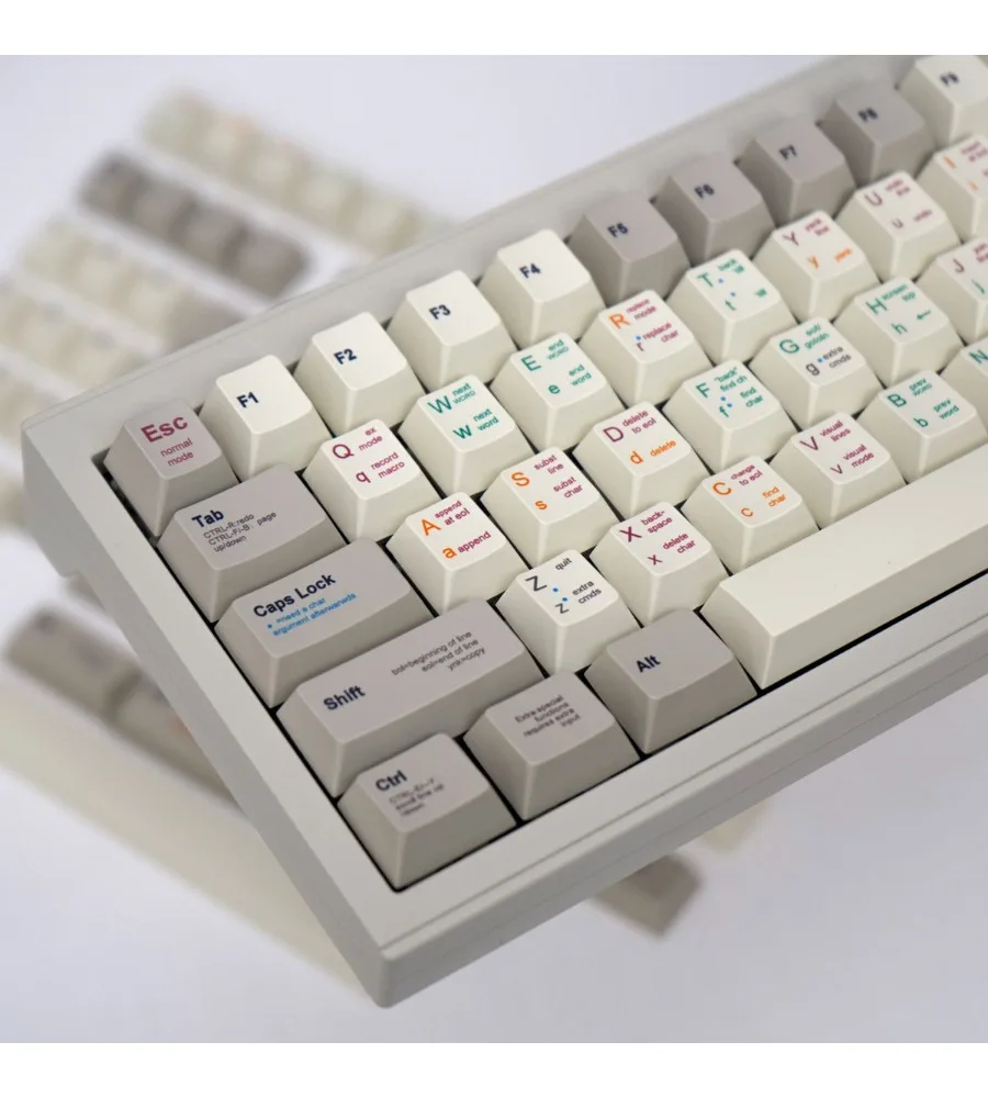 Keycap PBT Sublimation Customized Cherry Original Factory Highly Adaptable 61 Retro Programmer 143 Keys Mechanical Keyboard